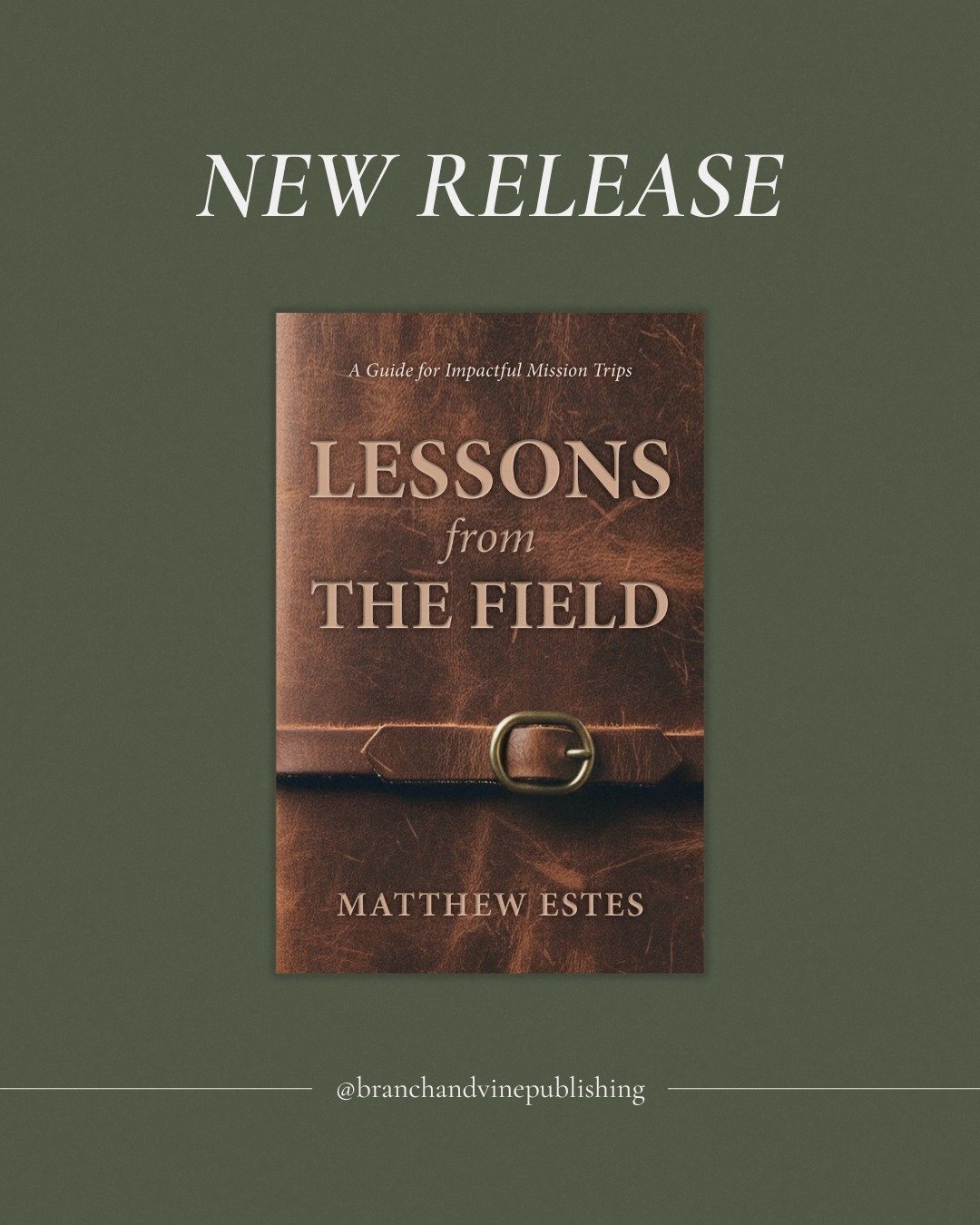 When it comes to mission trips, is it enough to just go?

Millions of people go on short-term mission trips every year. Yet many missionaries secretly abhor having to host them, and others openly criticize the practice altogether.

So, what's going wrong, and is there even a place for these trips in the modern church?

Drawing from over two decades of ministry experience, Lessons from the Field takes an honest, practical, and even humorous look at the problems plaguing short-term missions. But it doesn't stop at diagnosis. This book makes the case that mission trips, when done well, are one of the most powerful discipleship tools the church has-providing an actionable roadmap to prove it.

From preparing hearts and minds before departure to structuring trips that become pivotal moments in someone's walk with Christ, Lessons from the Field is a guide for anyone who wants their next mission trip to produce kingdom impact that lasts long after the team goes home. With sections directed toward trip members, team leaders, and hosting missionaries, this book equips everyone involved to turn short-term trips into long-term fruit.

"Lessons from the Field" by Matthew Estes is now available on Amazon!